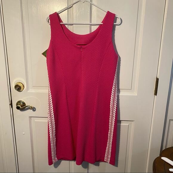 Pappagallo Sandy dress in Barbie HOT pink 10 NWT Barbiecore - Picture 11 of 13